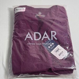 ADAR Wine Coloured Scrubs NWT